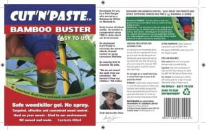 Cut'n'paste Bamboo Buster label